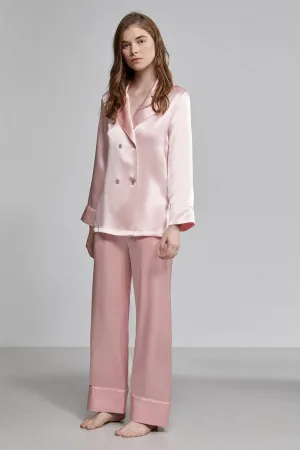 relaxed long pant, rose