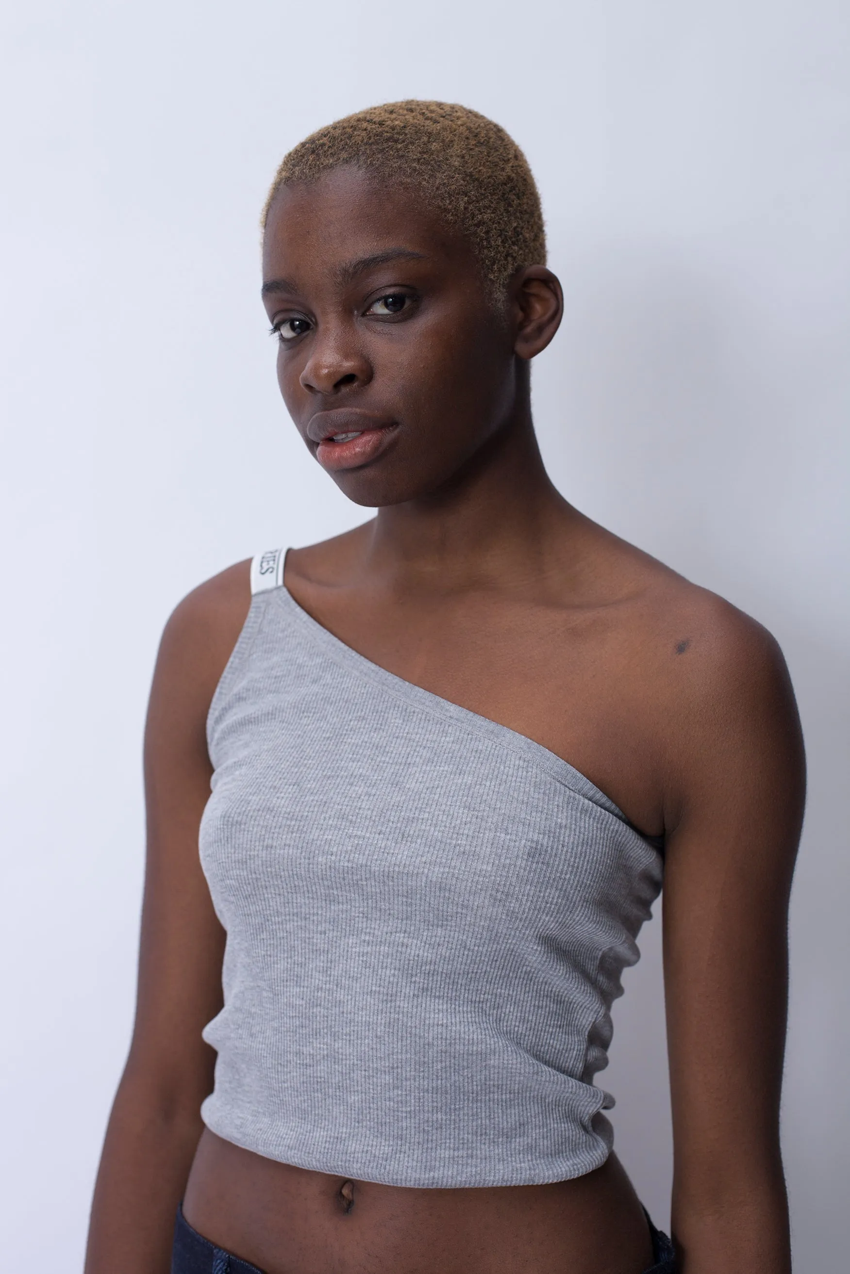 Rib Asymmetric Vest