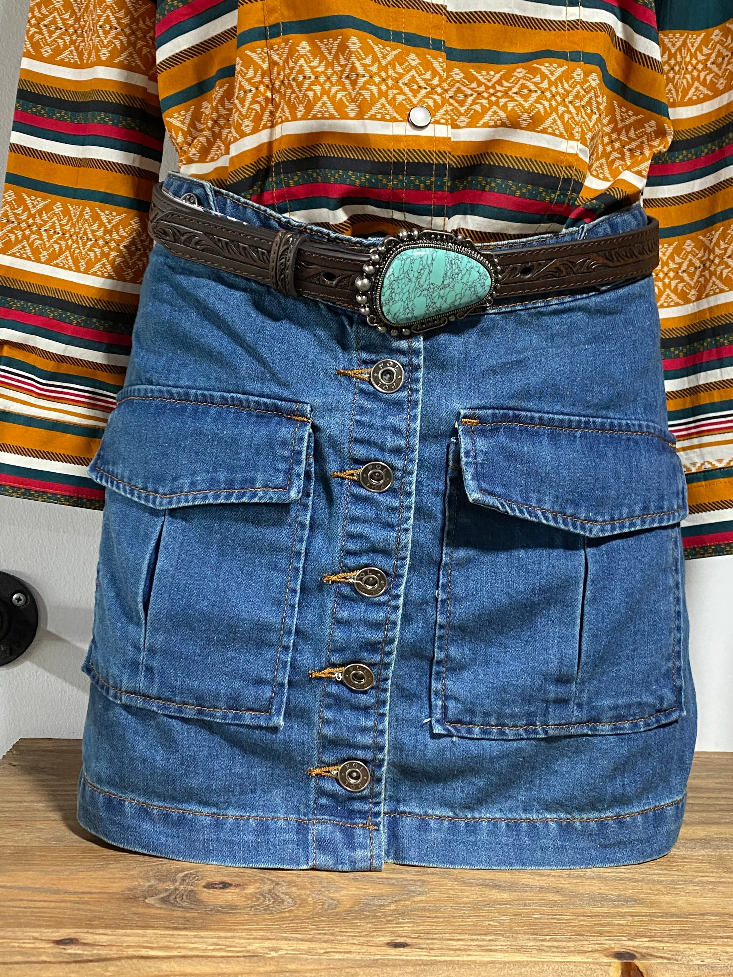 Ruby Denim Skirt
