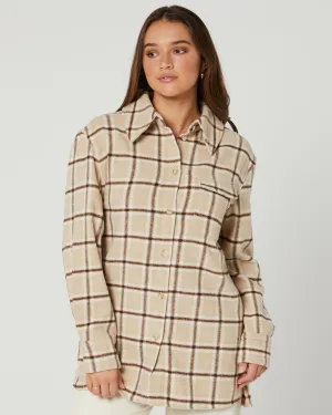 RUSTY PAIGE PLAID SHIRT - LIGHT FENNEL