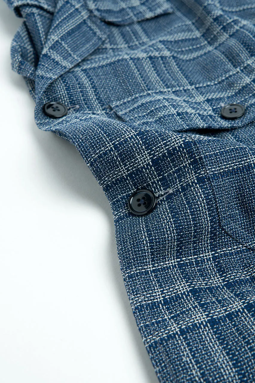 Salvatore Piccolo Overshirt Vietnam Cotton/Wool Check