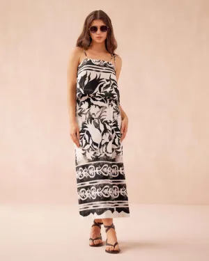 Sammi Midi Skirt - Delfina Caviar