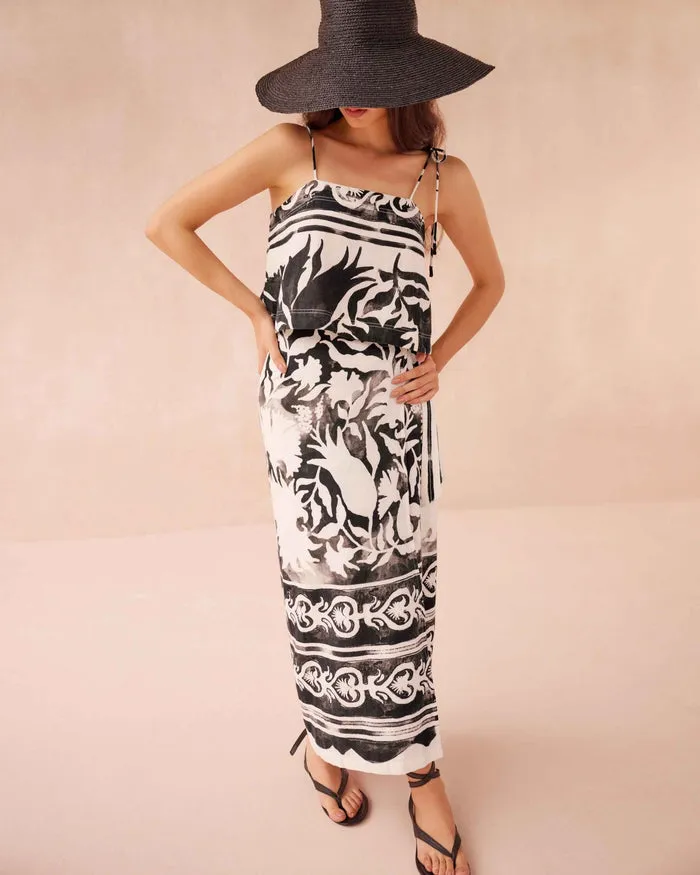 Sammi Midi Skirt - Delfina Caviar