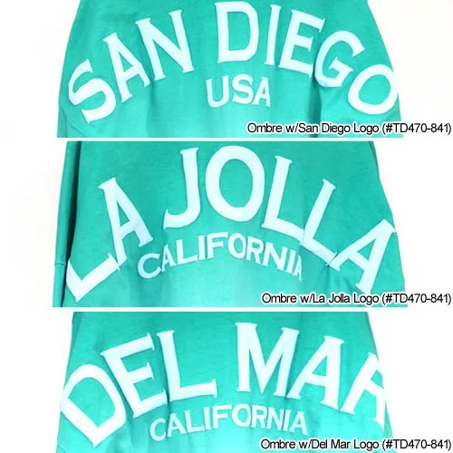 San Diego Gift Football Jerseys S Ombre w/San Diego Logo (#TD470-841)