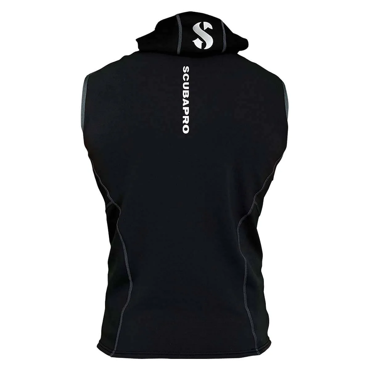 SCUBAPRO Men's 1mm Hybrid Hooded Diving Vest, Medium, Black