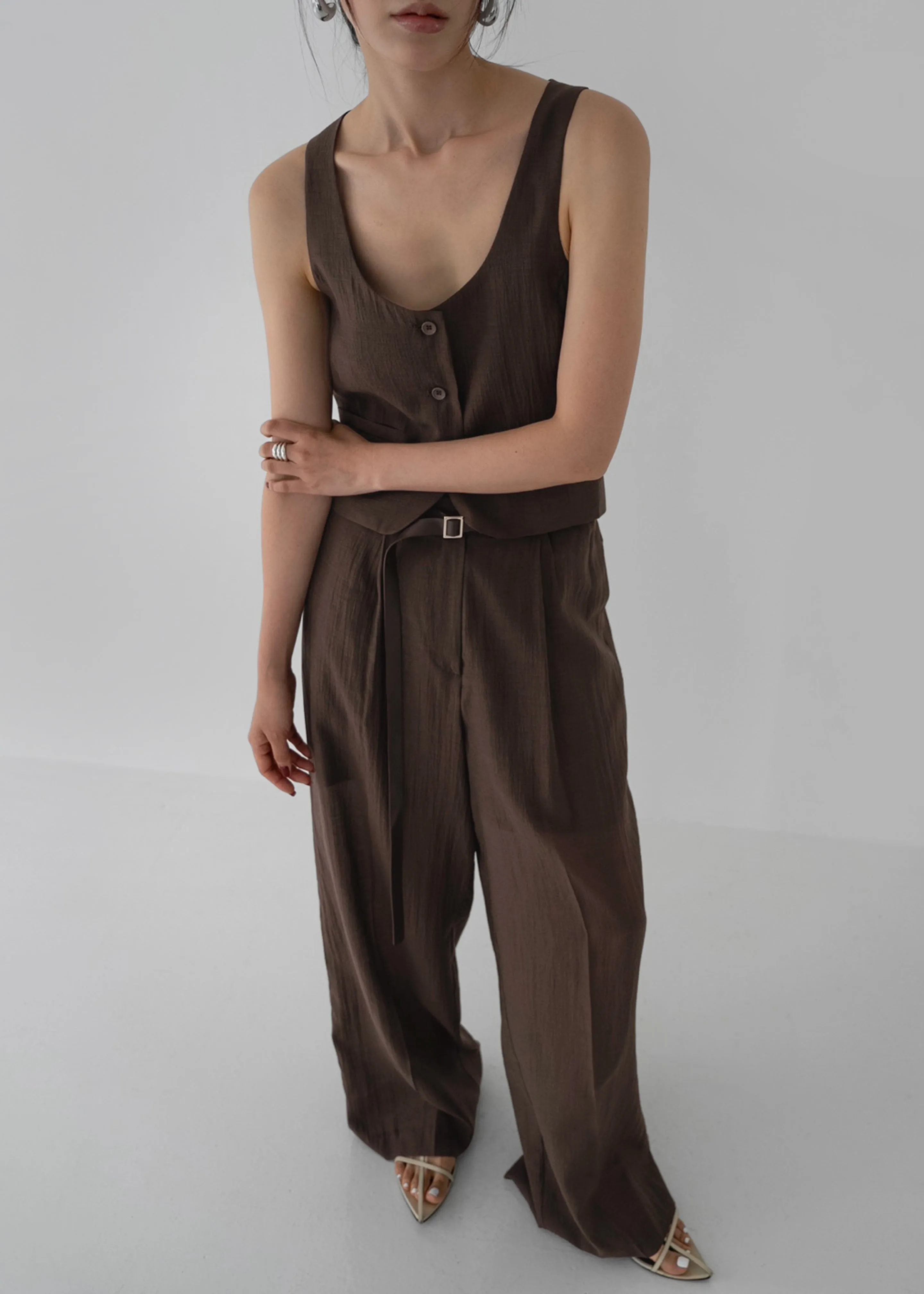 Selene Vest - Chocolate