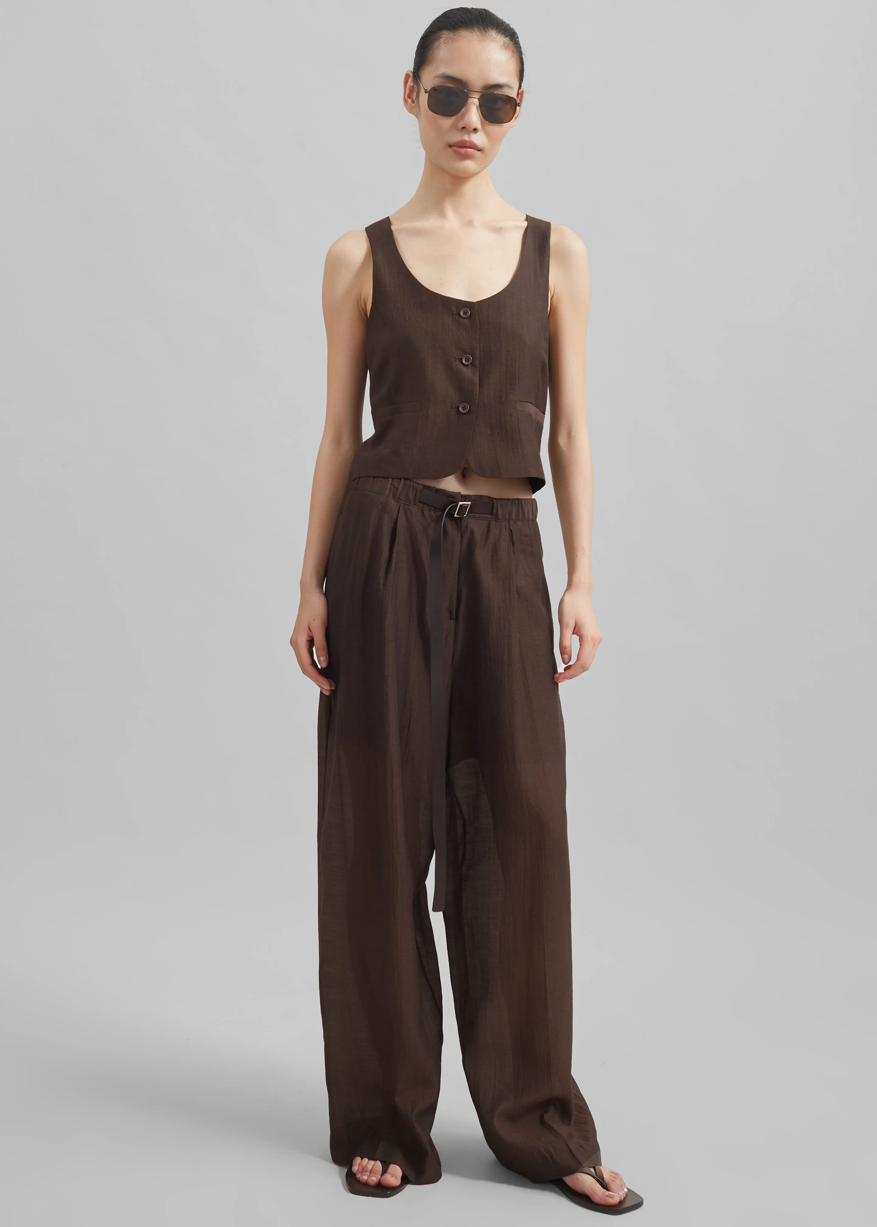 Selene Vest - Chocolate