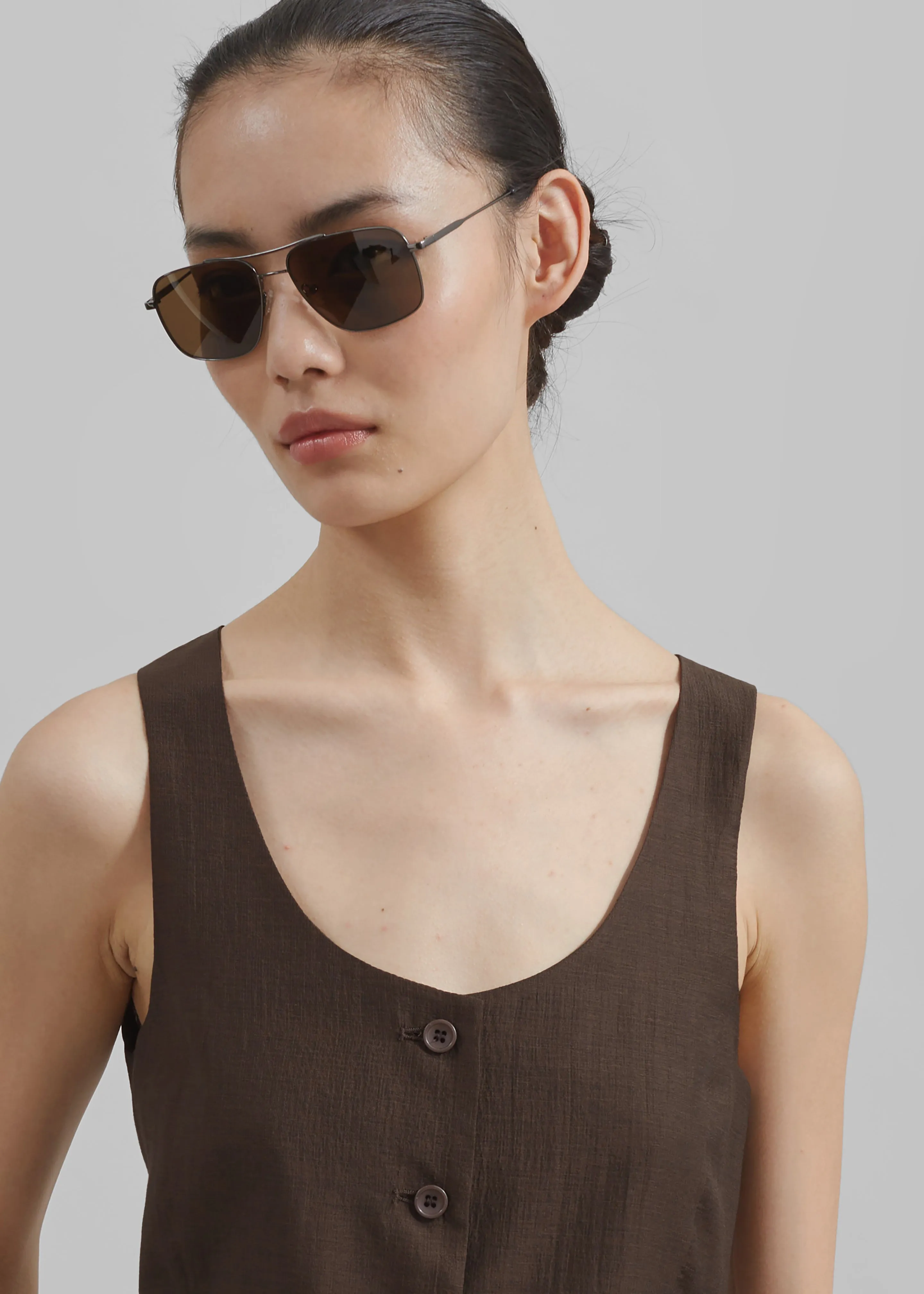 Selene Vest - Chocolate