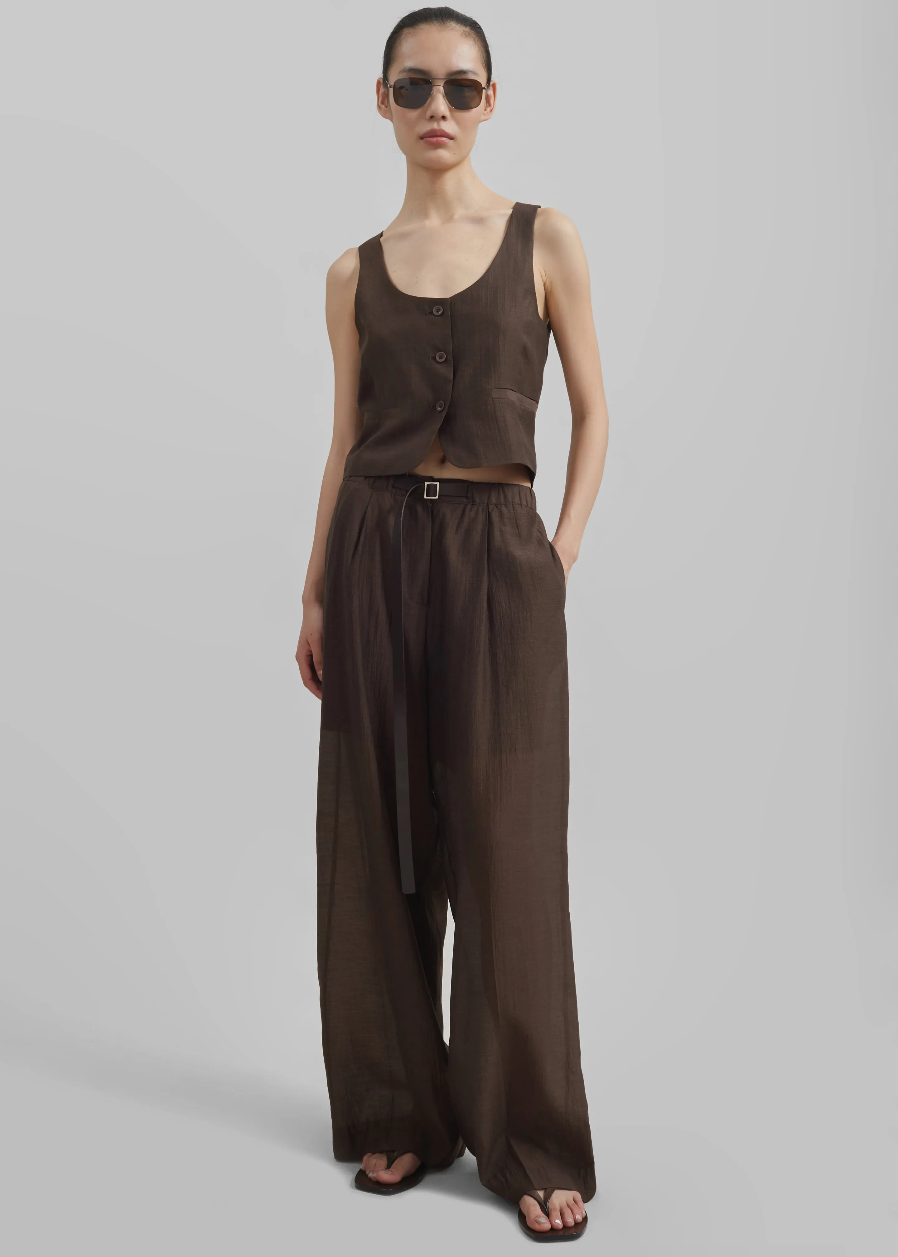 Selene Vest - Chocolate
