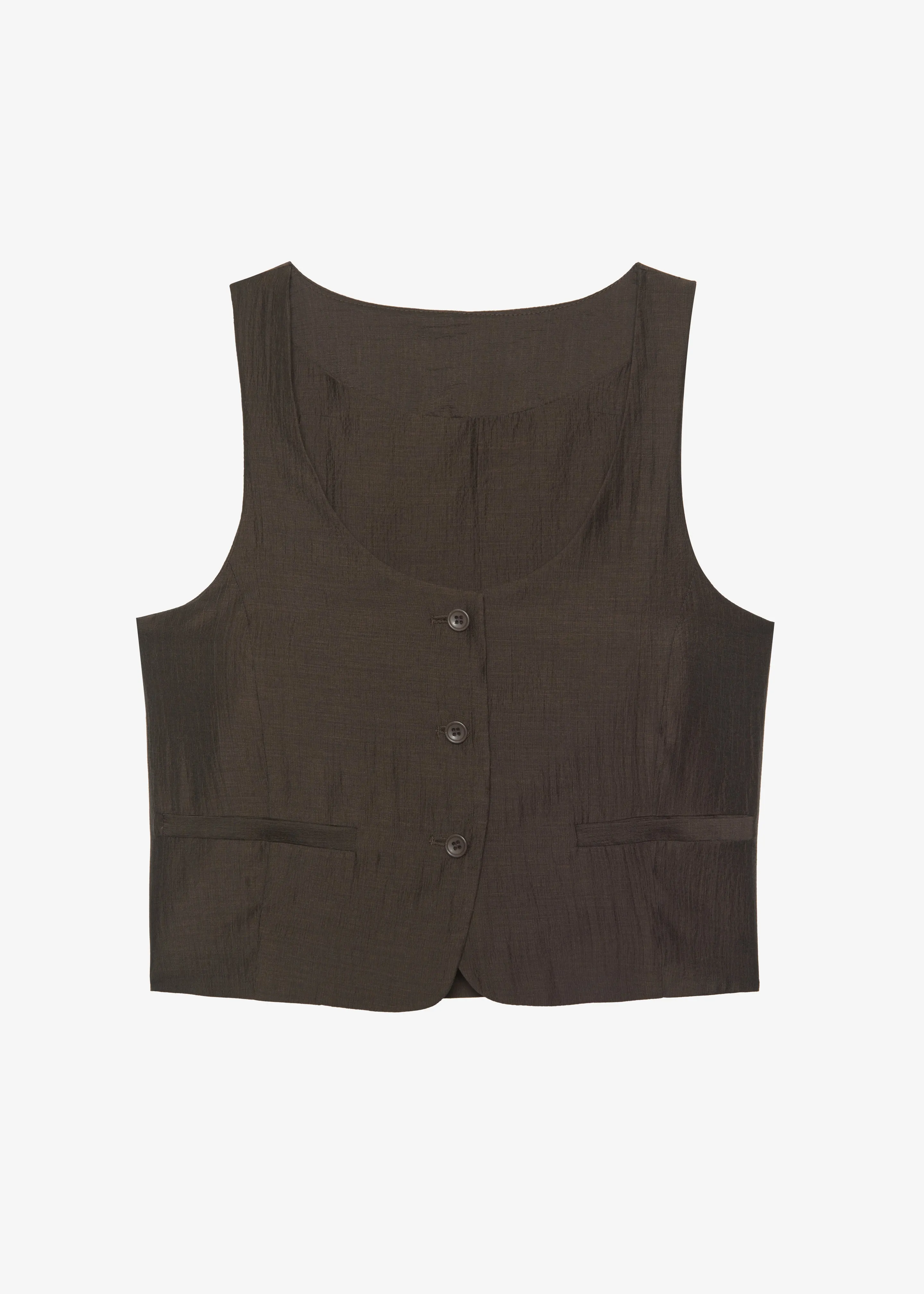 Selene Vest - Chocolate