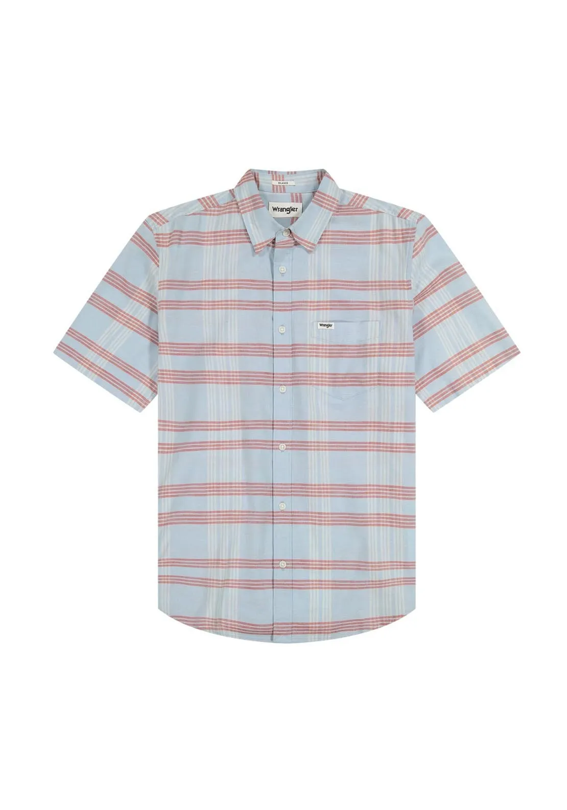 Short Sleeve Stripe Shirt - Niagara Mist