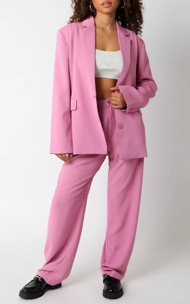 Single Breasted Relaxed Fit Blazer