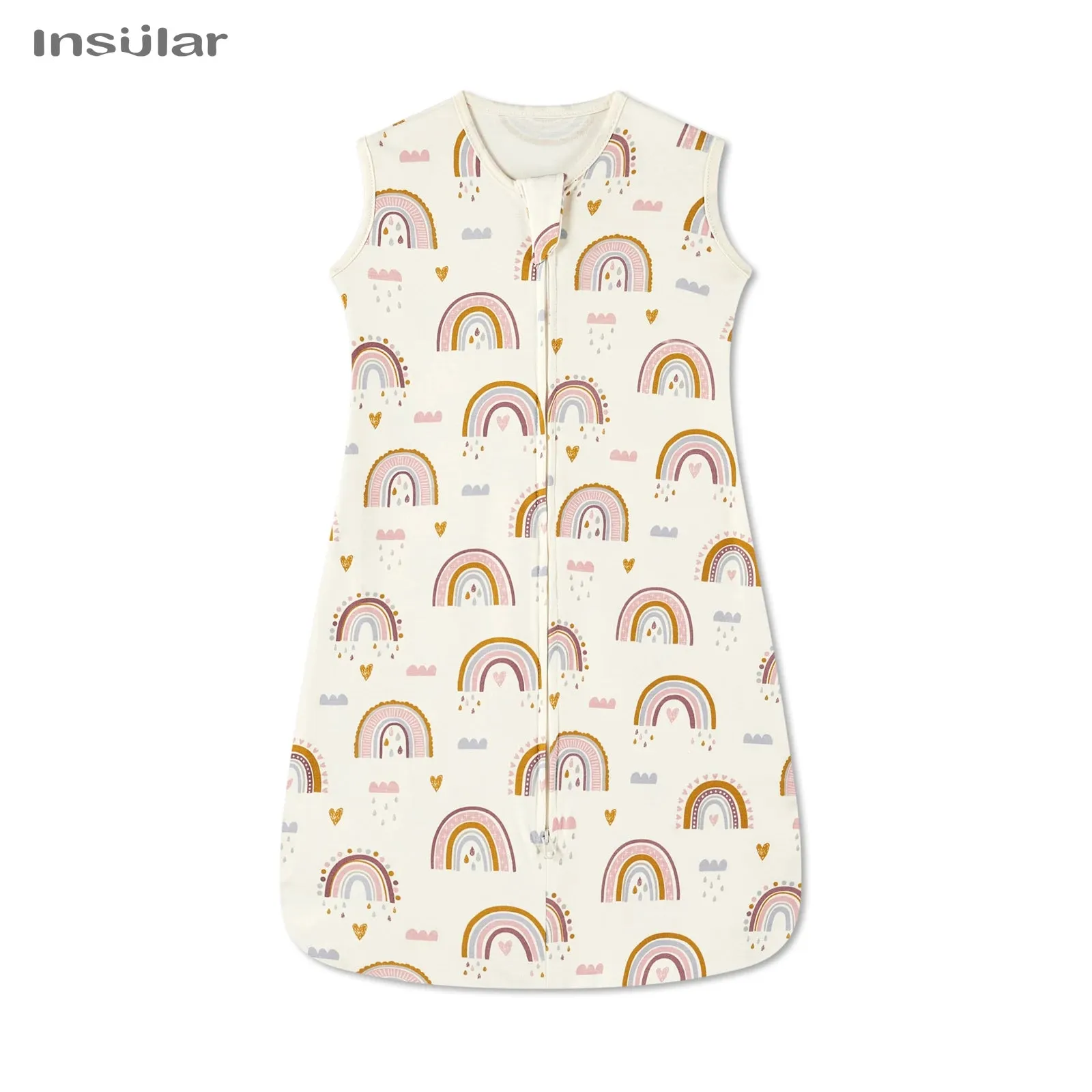 Sleeveless Vest Baby Sleeping Bag Cotton Thin Breathable Pajamas Anti-Kicking Cocoon for Newborn Envelope Sleep Sack Bedding
