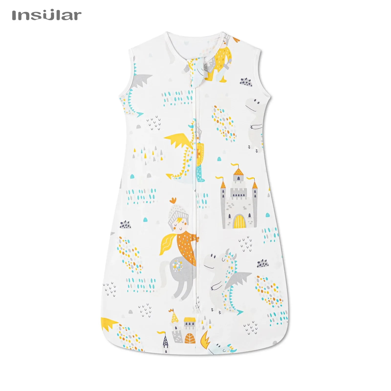 Sleeveless Vest Baby Sleeping Bag Cotton Thin Breathable Pajamas Anti-Kicking Cocoon for Newborn Envelope Sleep Sack Bedding