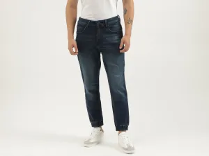 Solid Jogger Fit Jeans