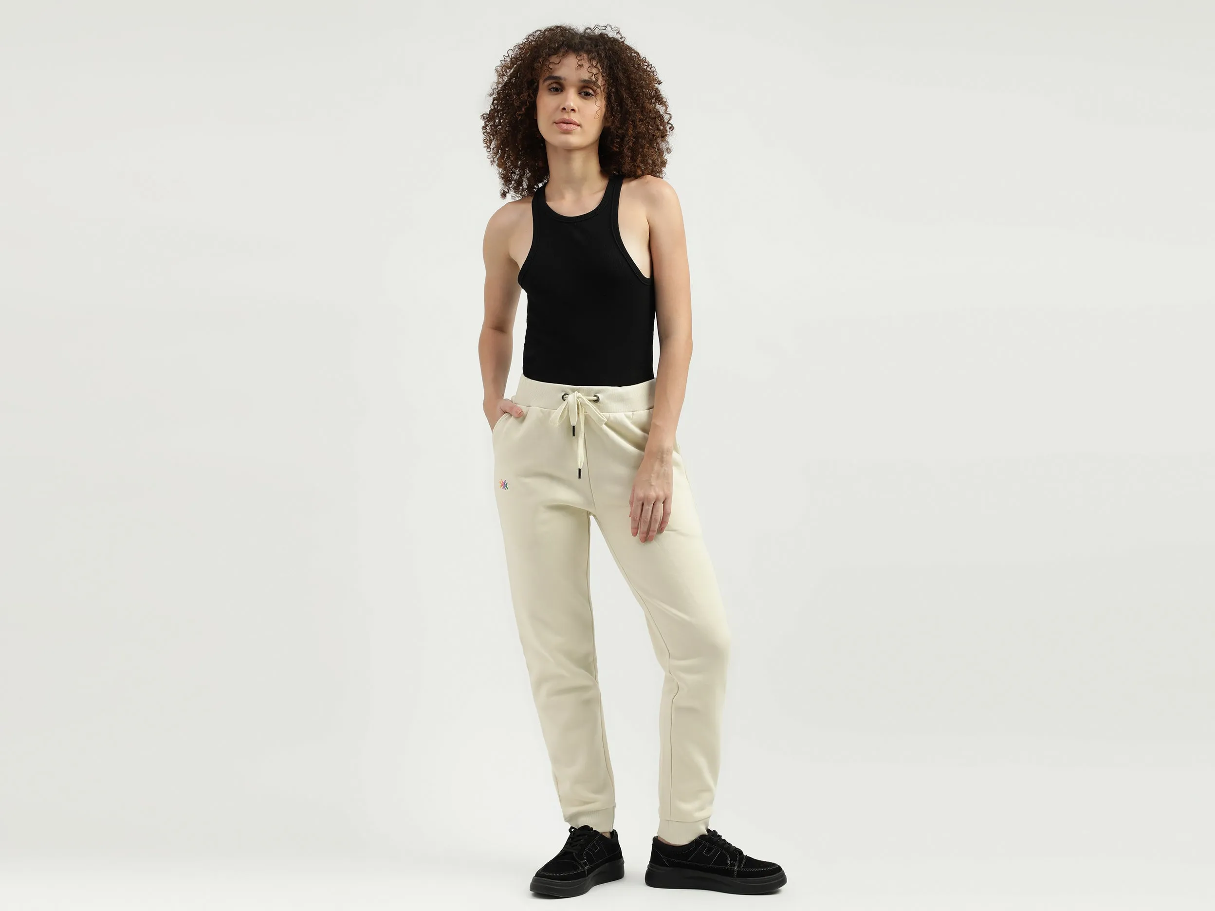 Solid Pattern Regular Fit Trousers