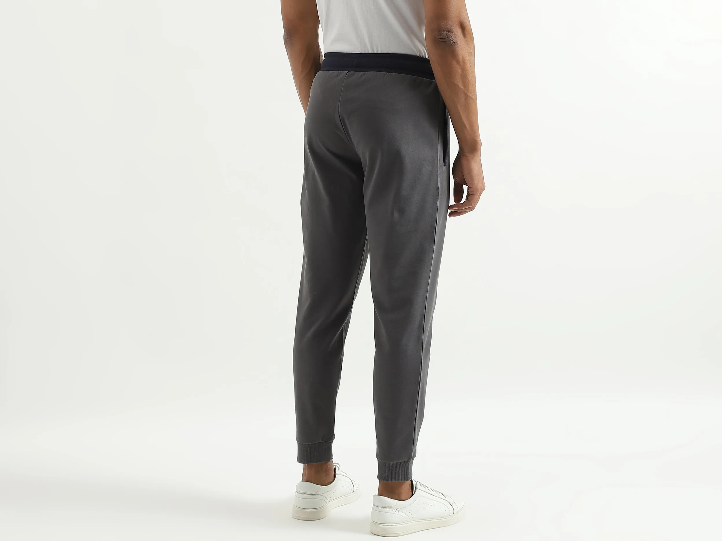 Solid Regular Fit Trousers