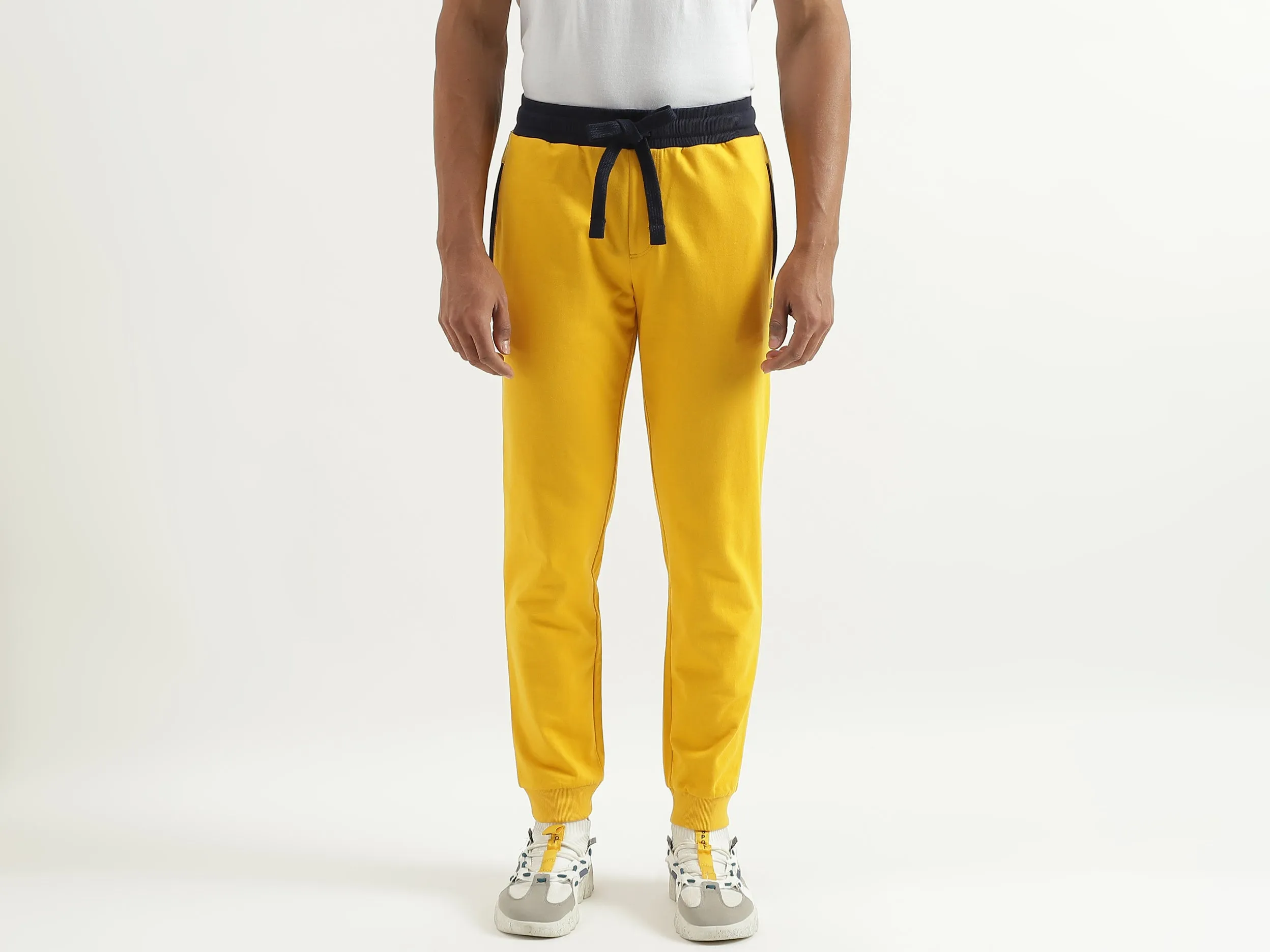 Solid Regular Fit Trousers