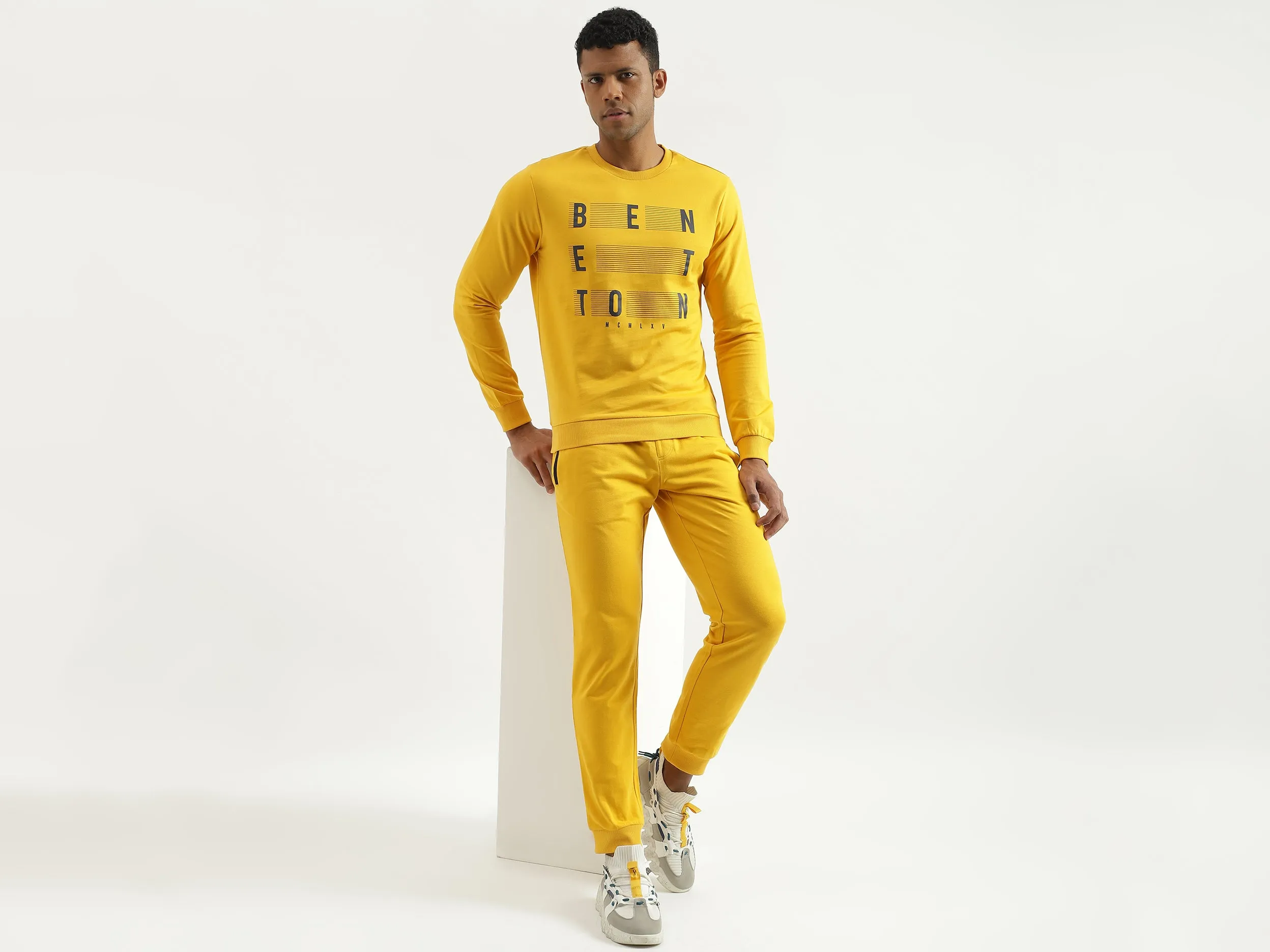 Solid Regular Fit Trousers