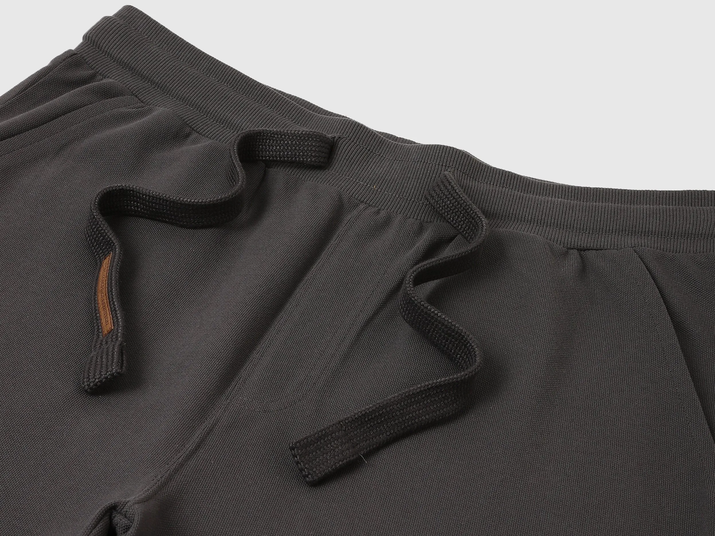 Solid Relaxed Fit Trousers