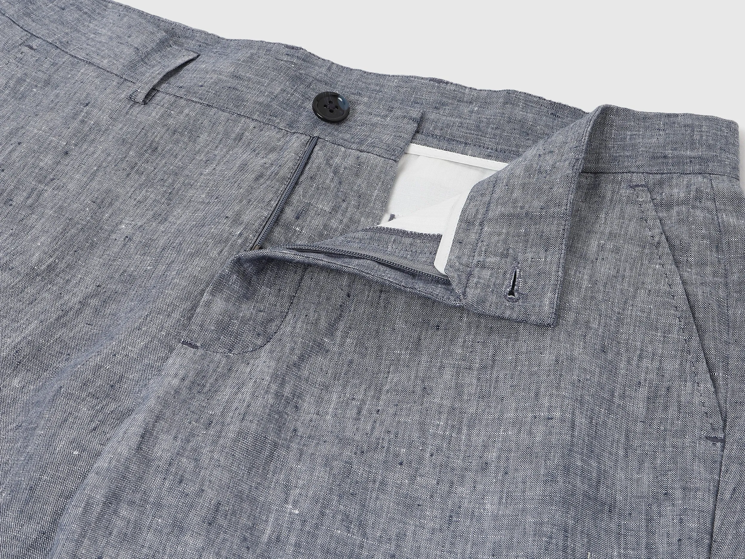 Solid Relaxed Fit Trousers