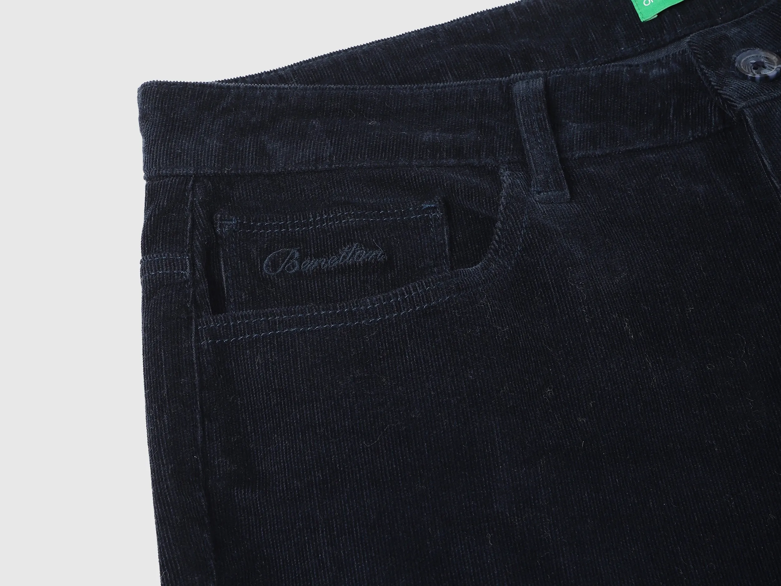 Solid Relaxed Fit Trousers