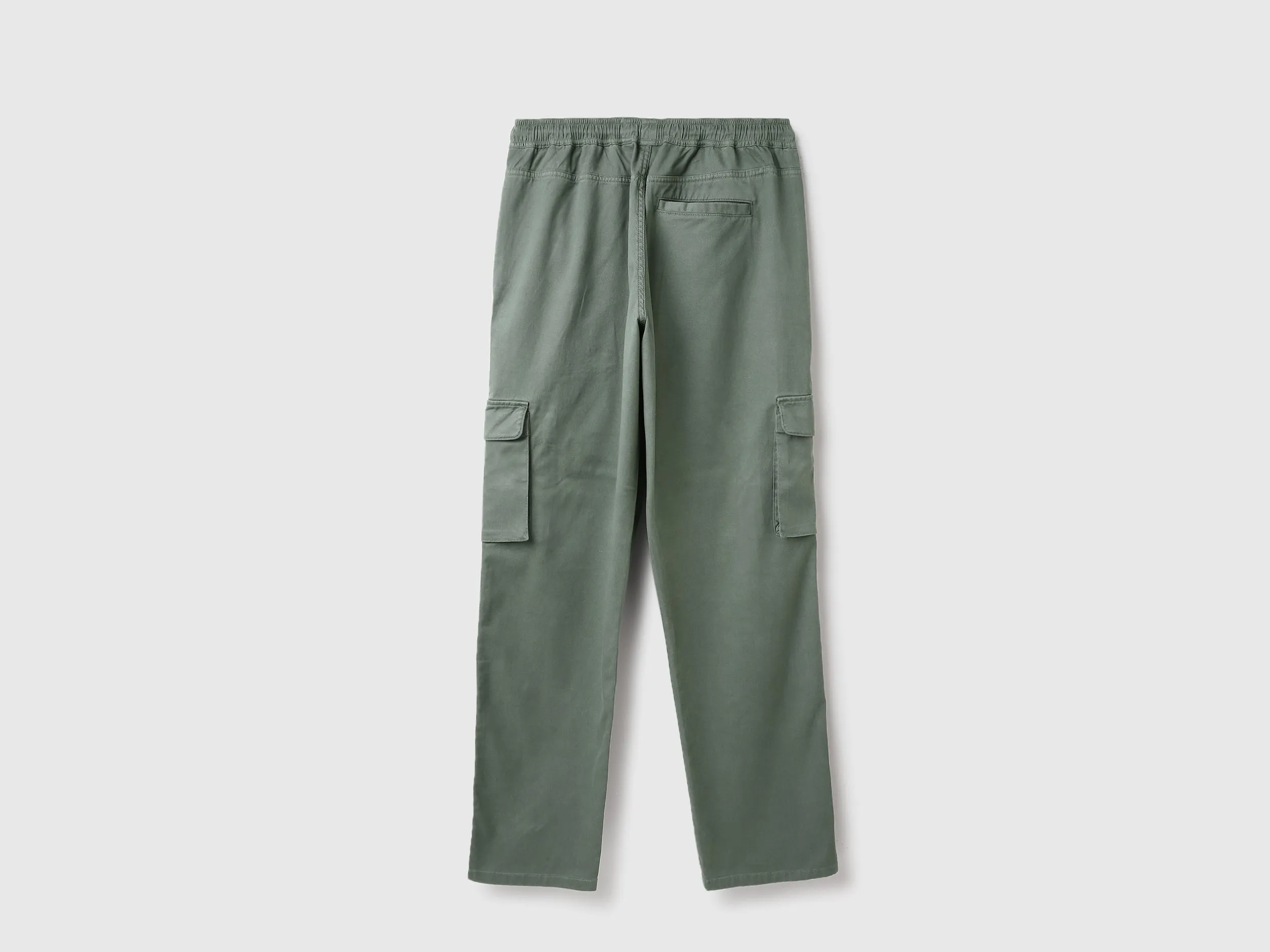 Solid Relaxed Fit Trousers