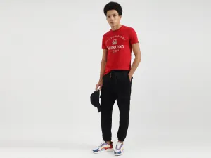 Solid Relaxed Fit Trousers