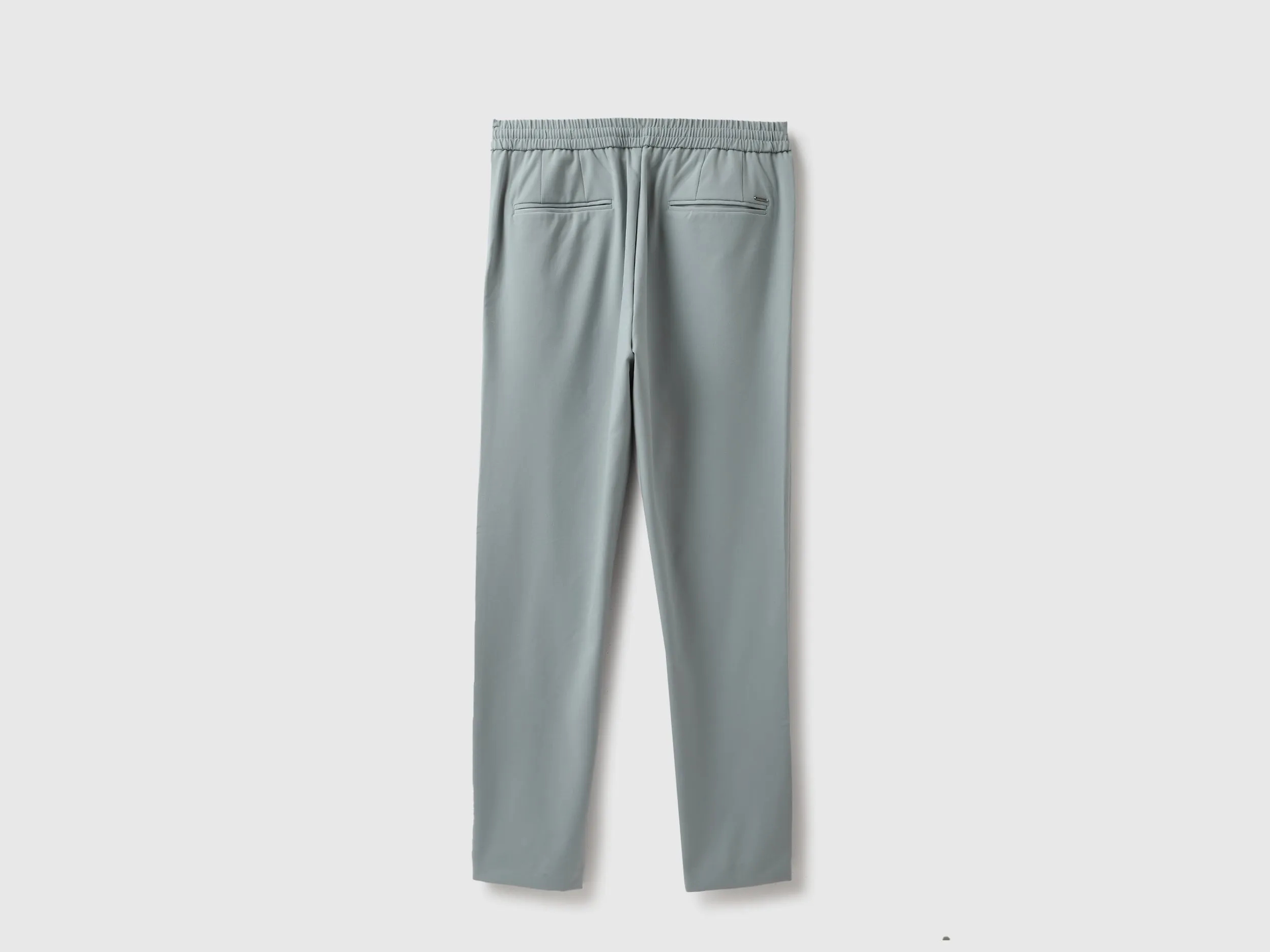 Solid Relaxed Fit Trousers
