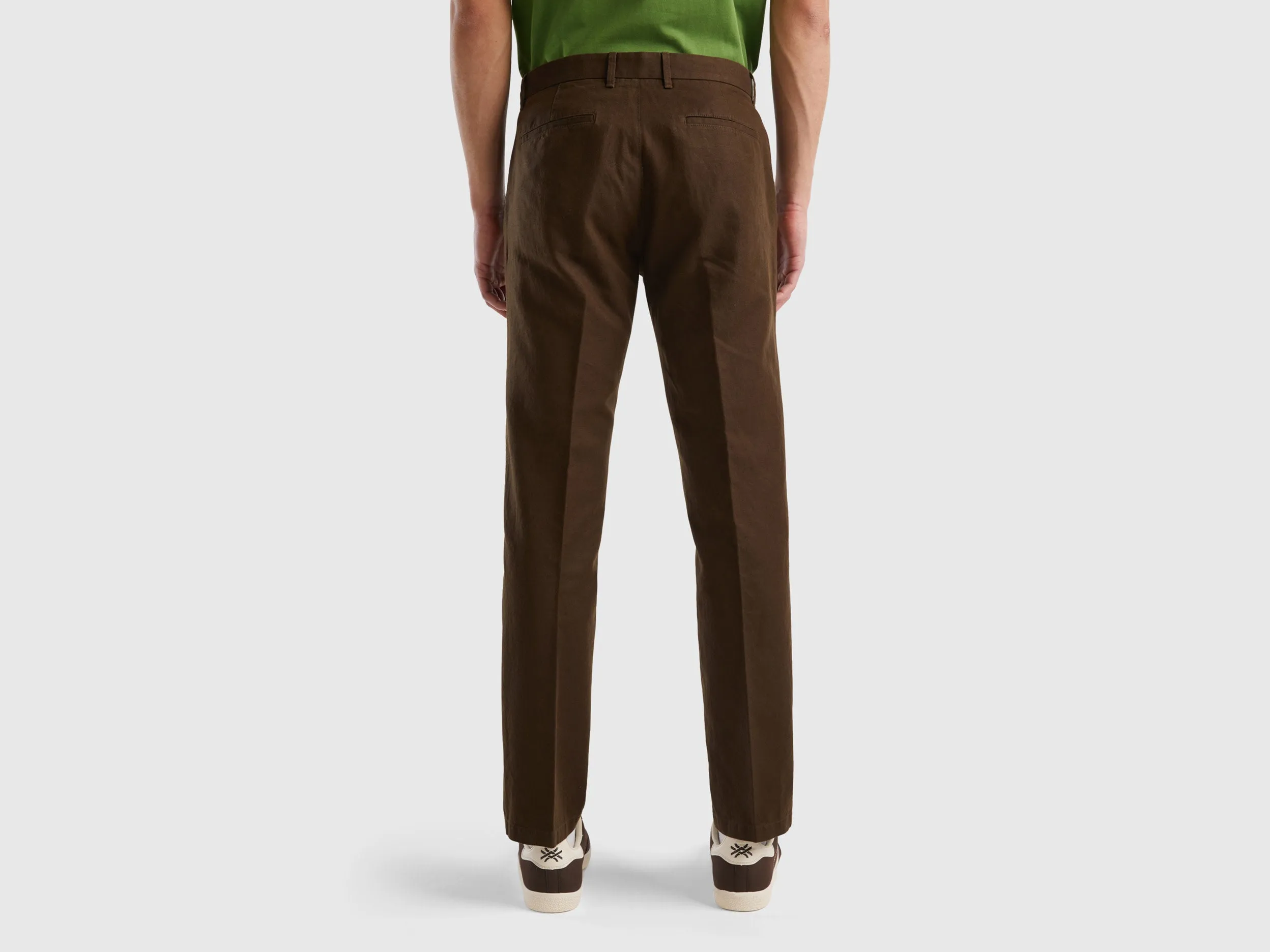 Solid Slim Fit Trousers