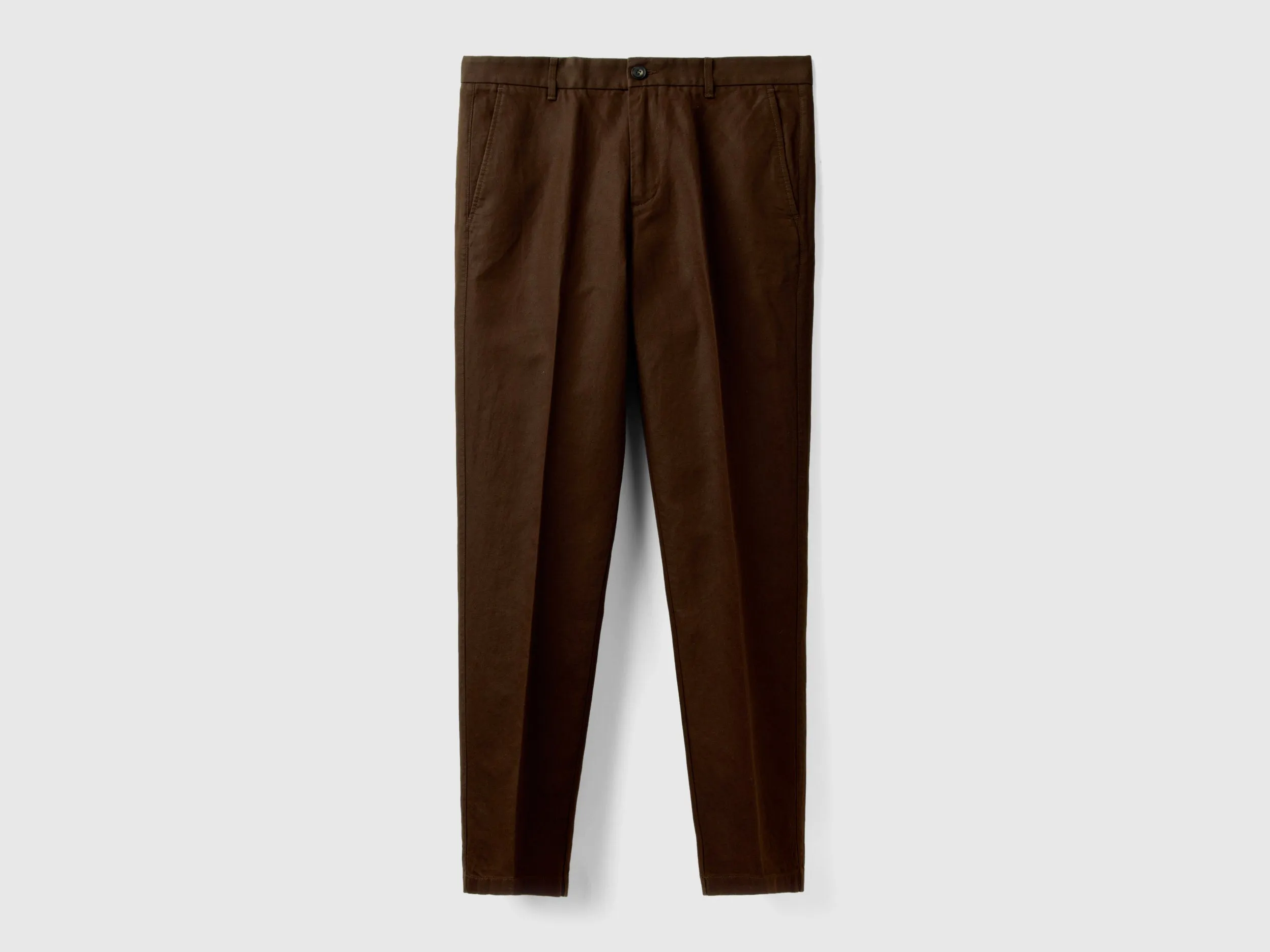 Solid Slim Fit Trousers