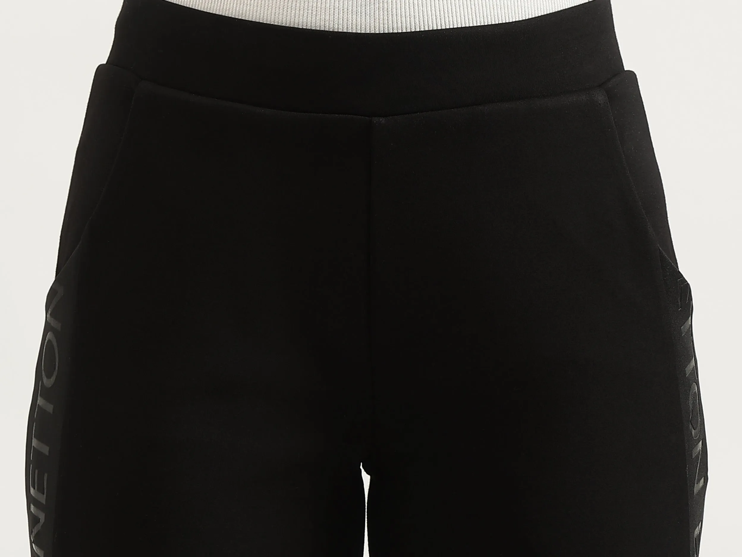 Solid Straight Fit Trousers