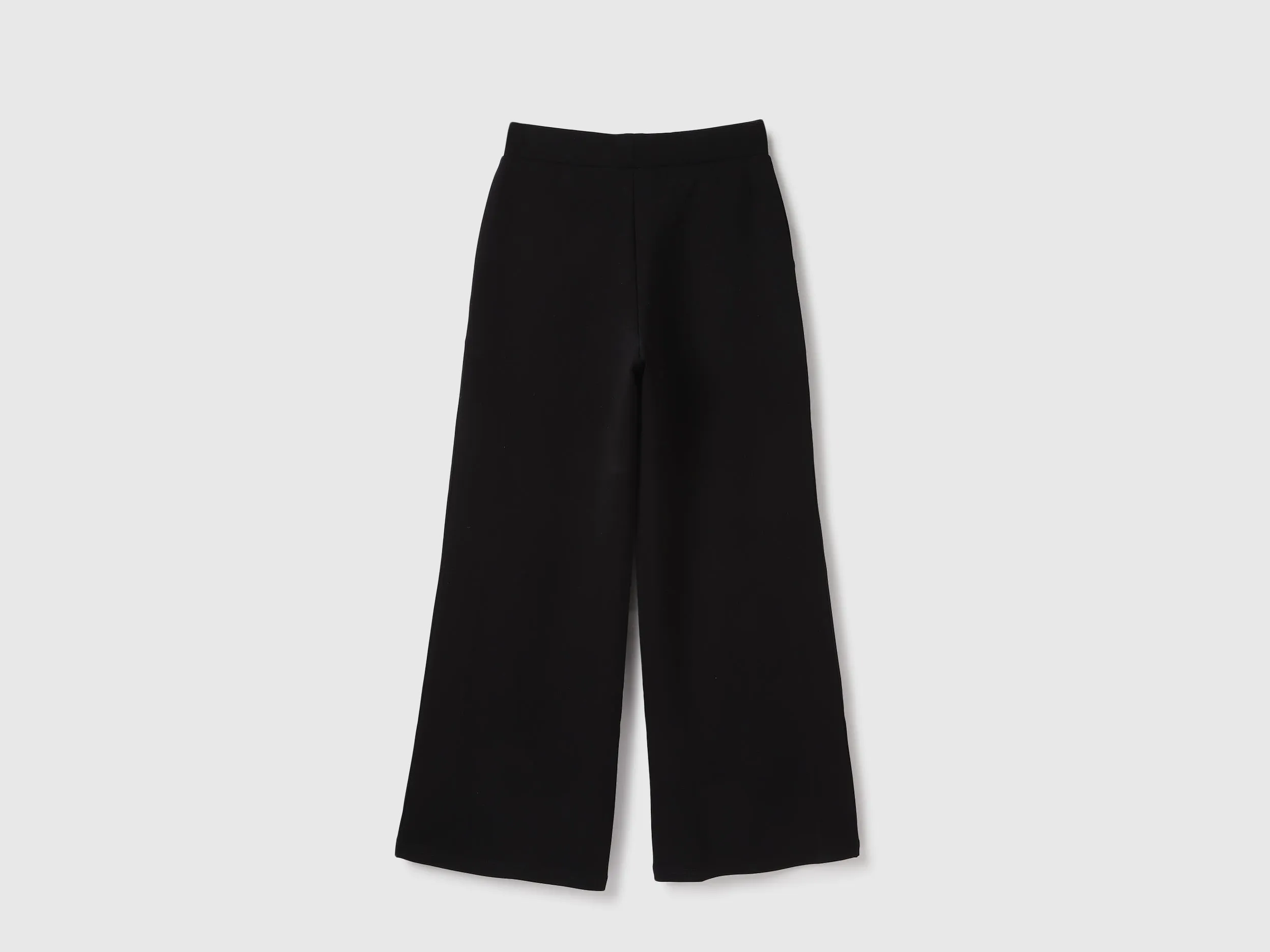 Solid Straight Fit Trousers