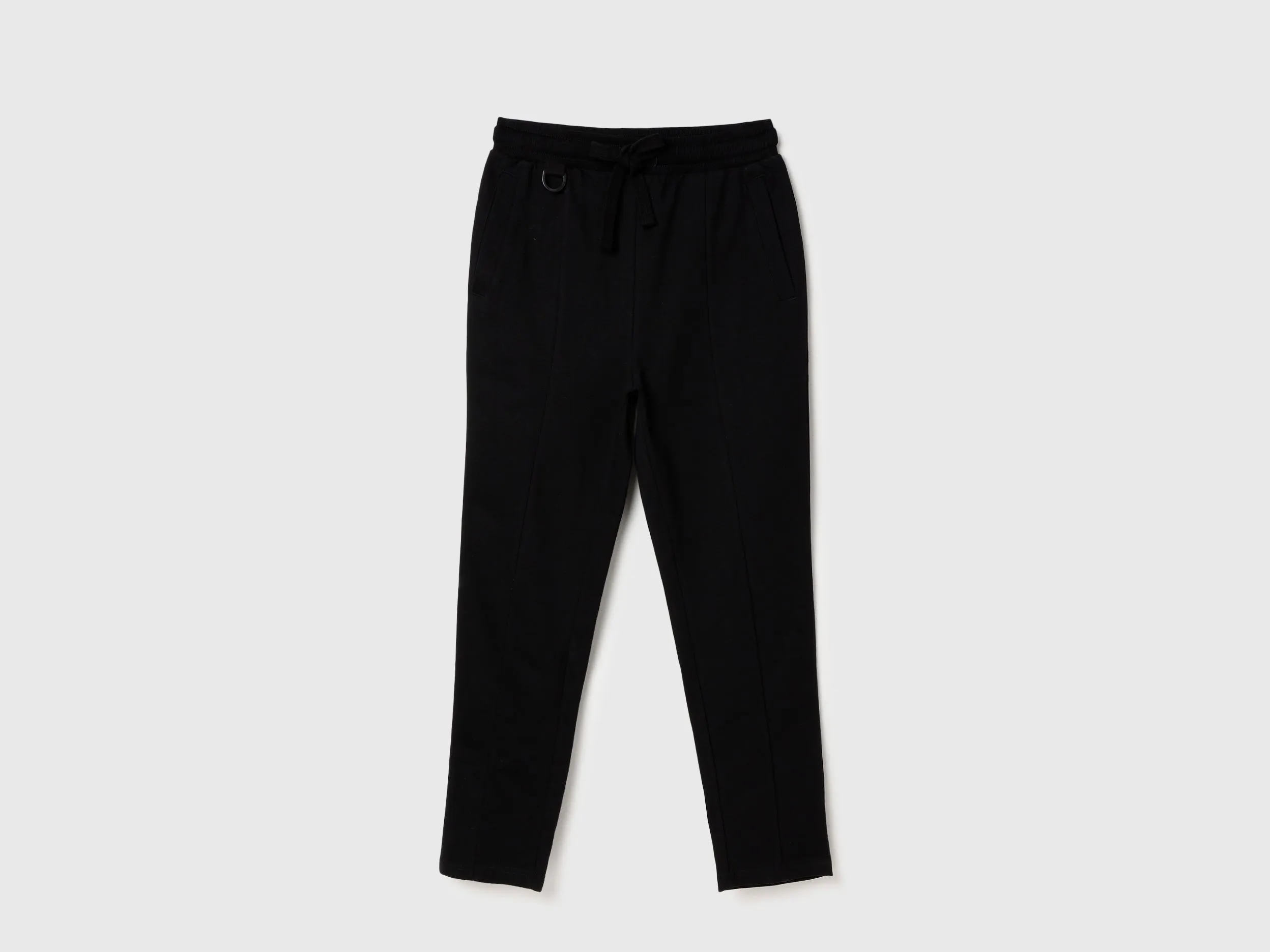 Solid Tapered Trousers