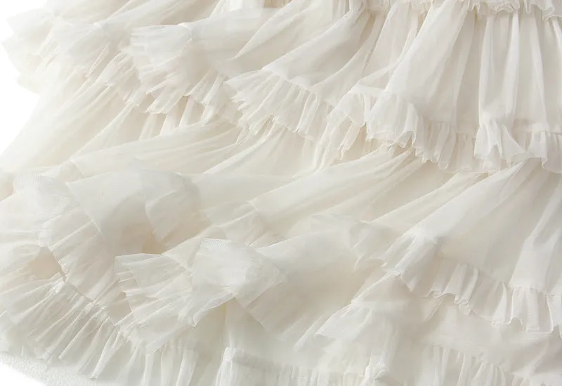 Spring Fairy Sweet Cake Layer Skirt