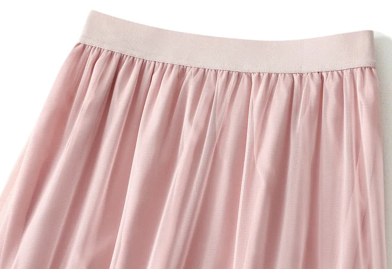 Spring Fairy Sweet Cake Layer Skirt
