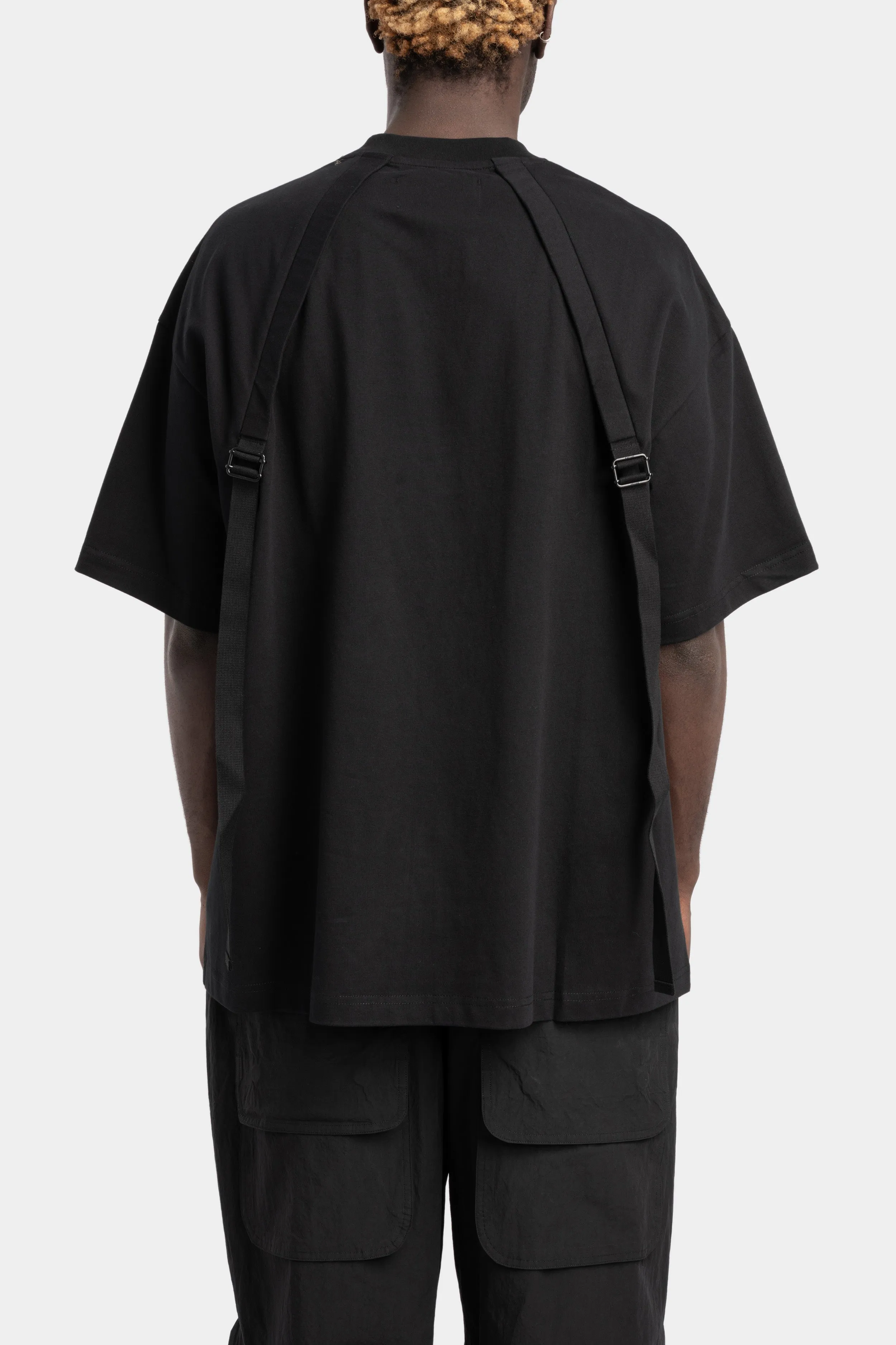 Strapped t-shirt, Black