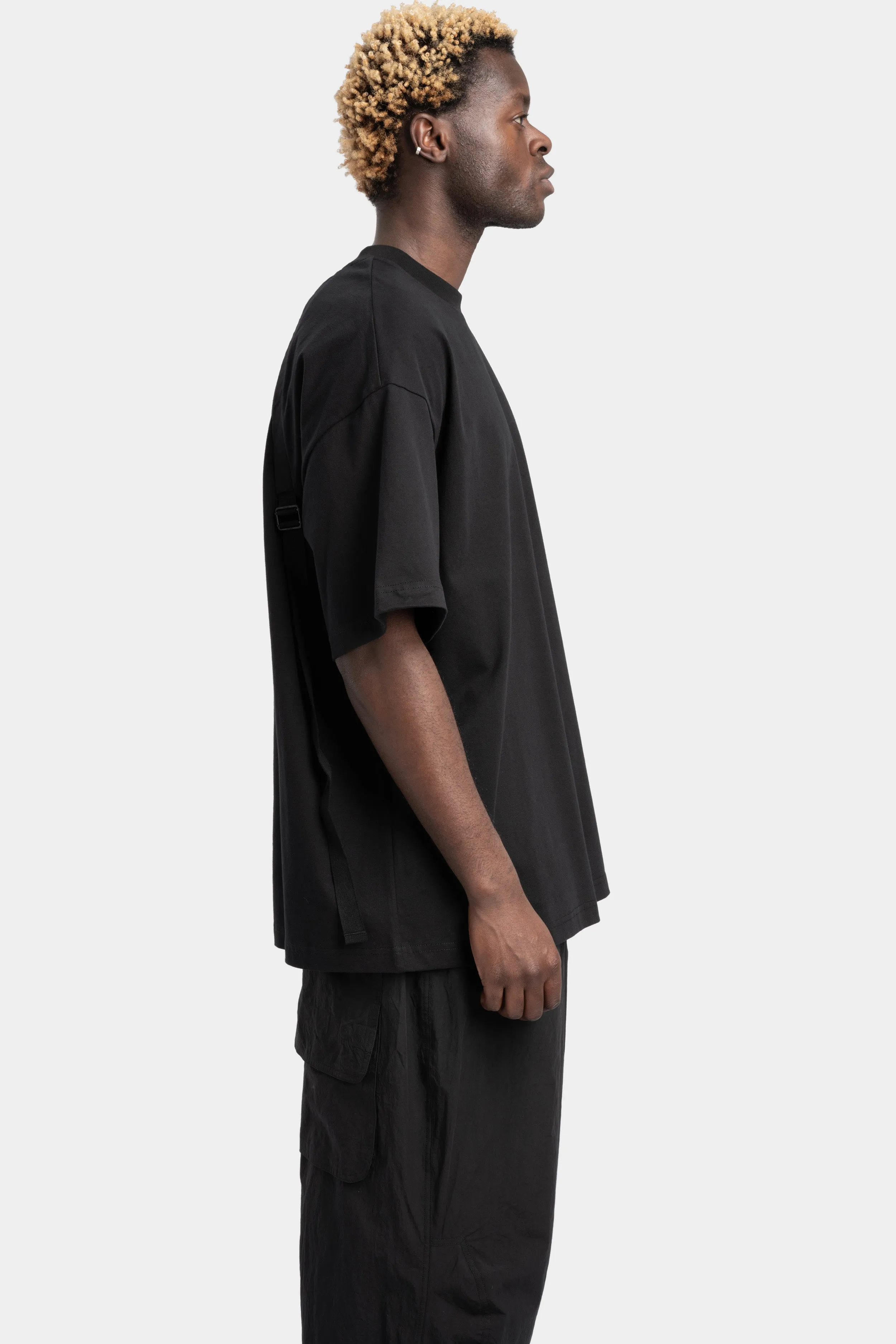 Strapped t-shirt, Black