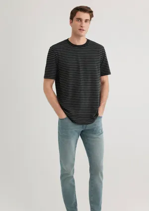 Striped Black T-shirt
