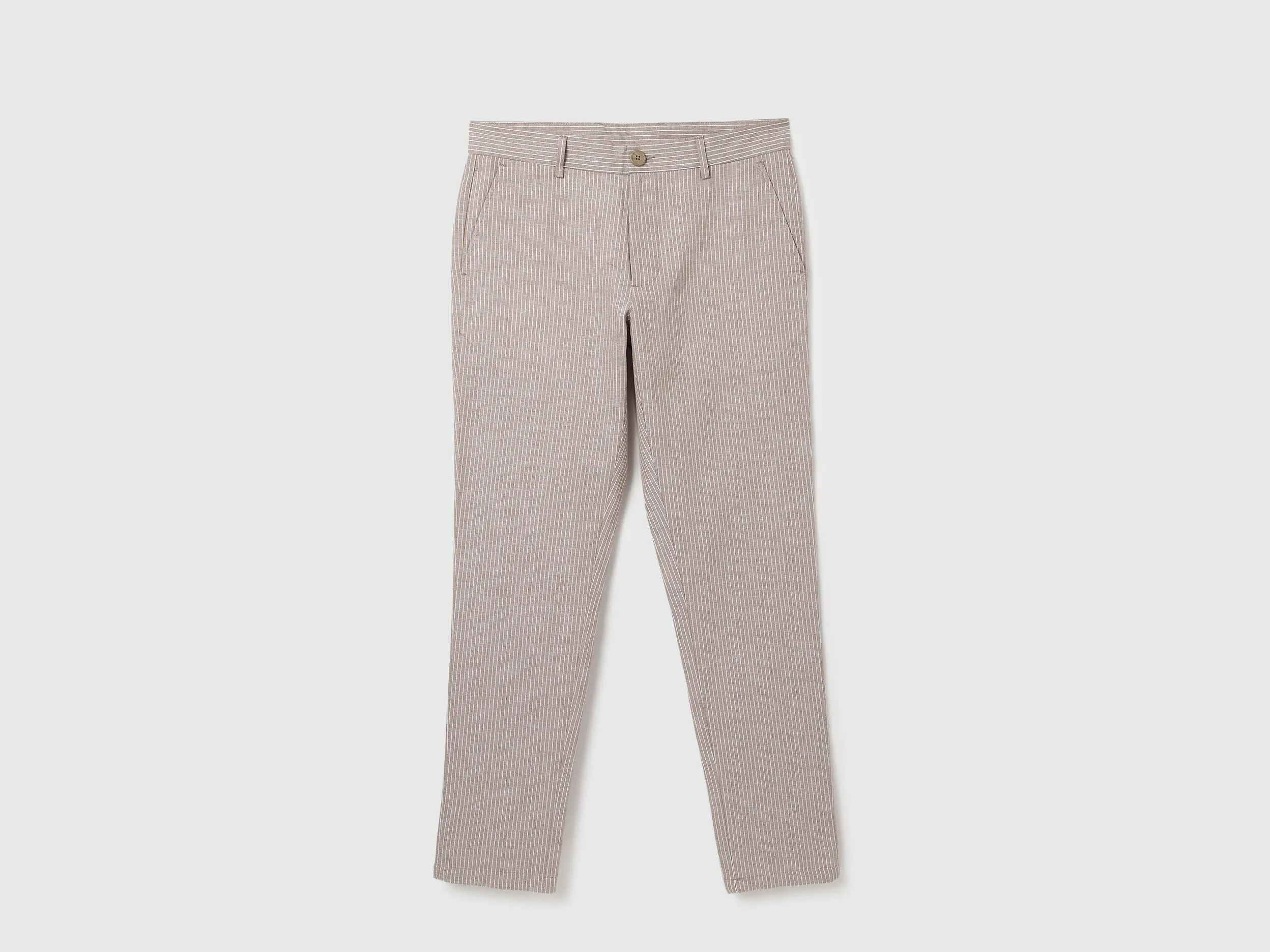 Striped Relaxed Fit Trousers