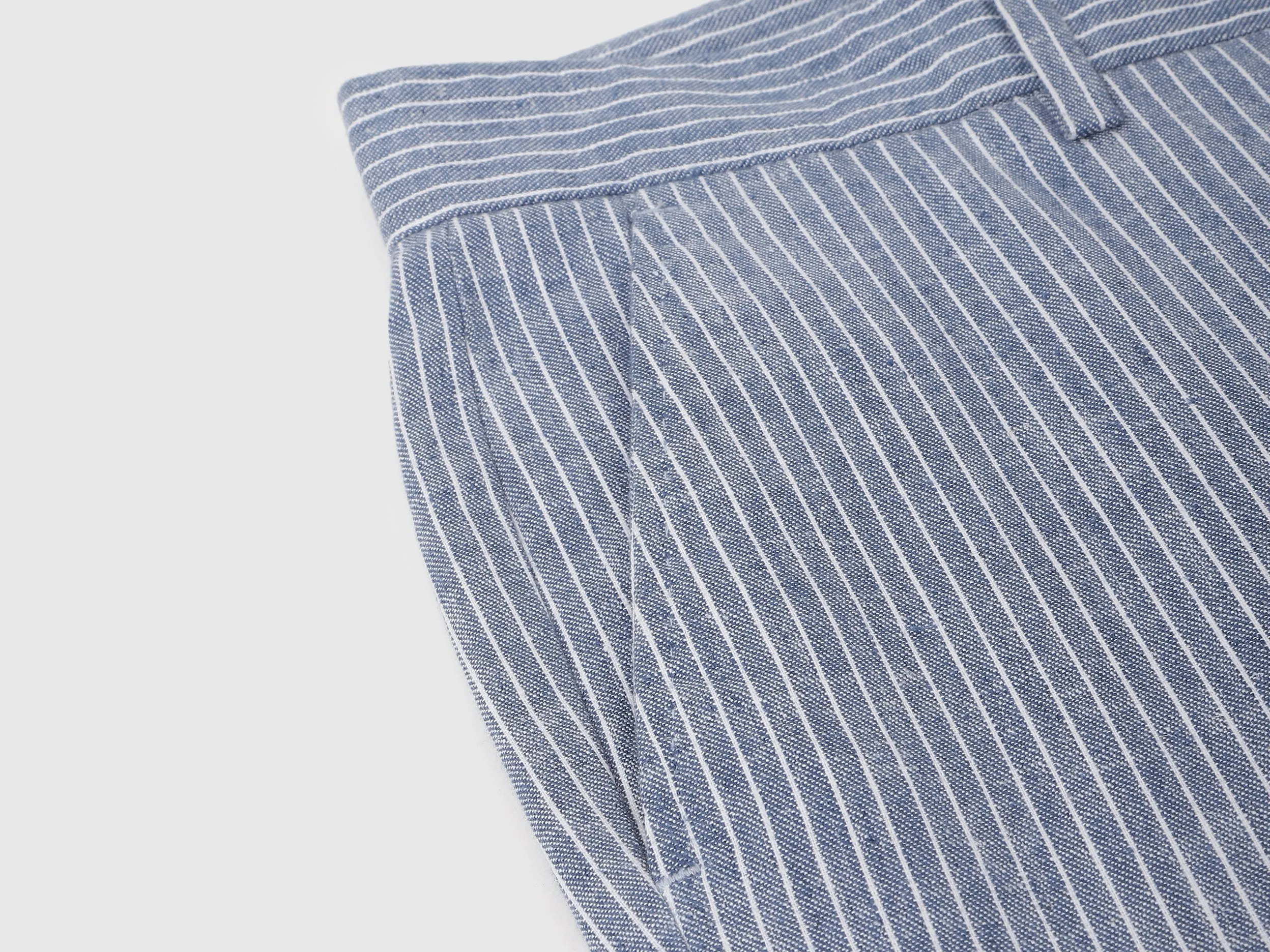 Striped Relaxed Fit Trousers