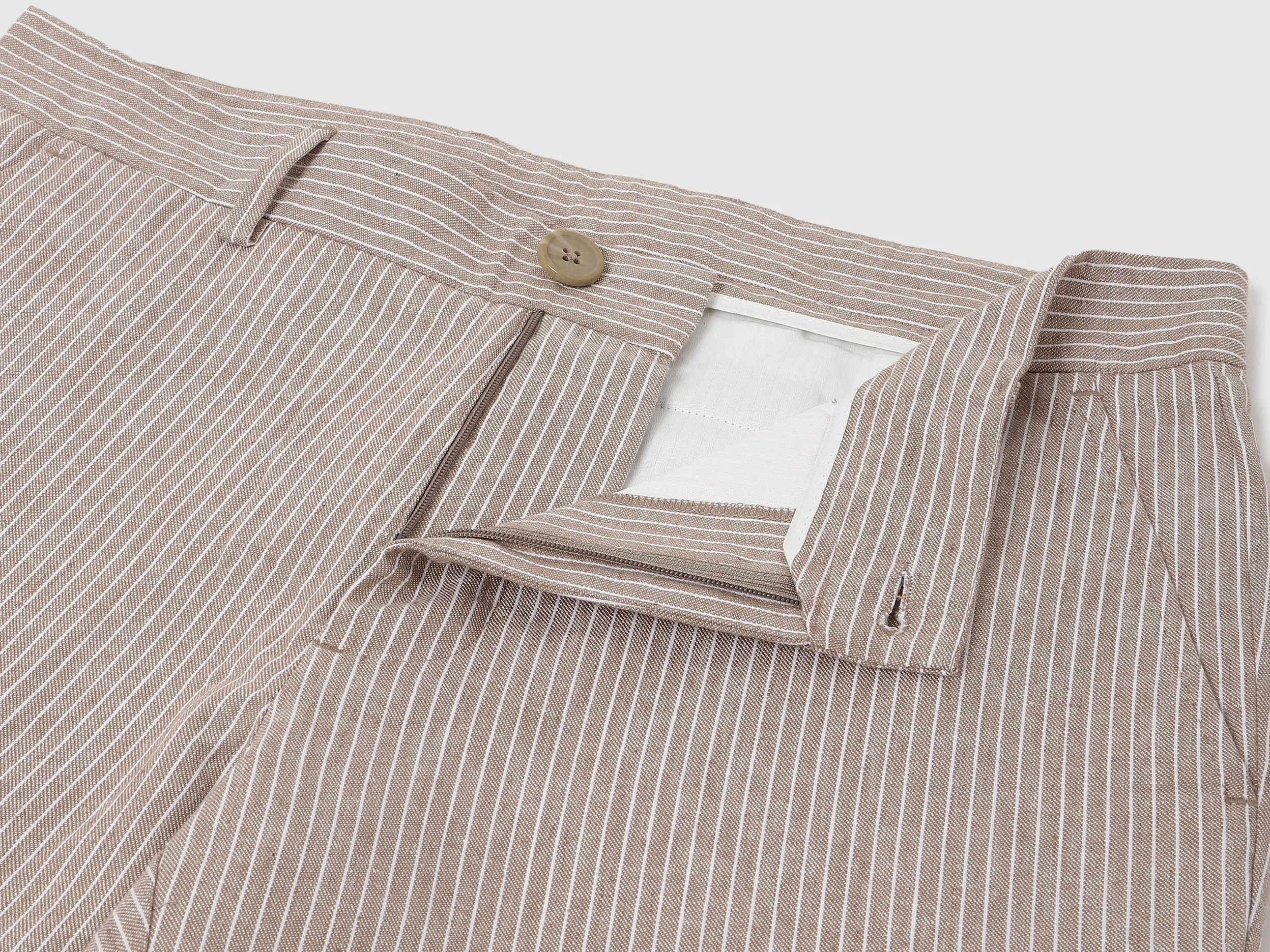 Striped Relaxed Fit Trousers