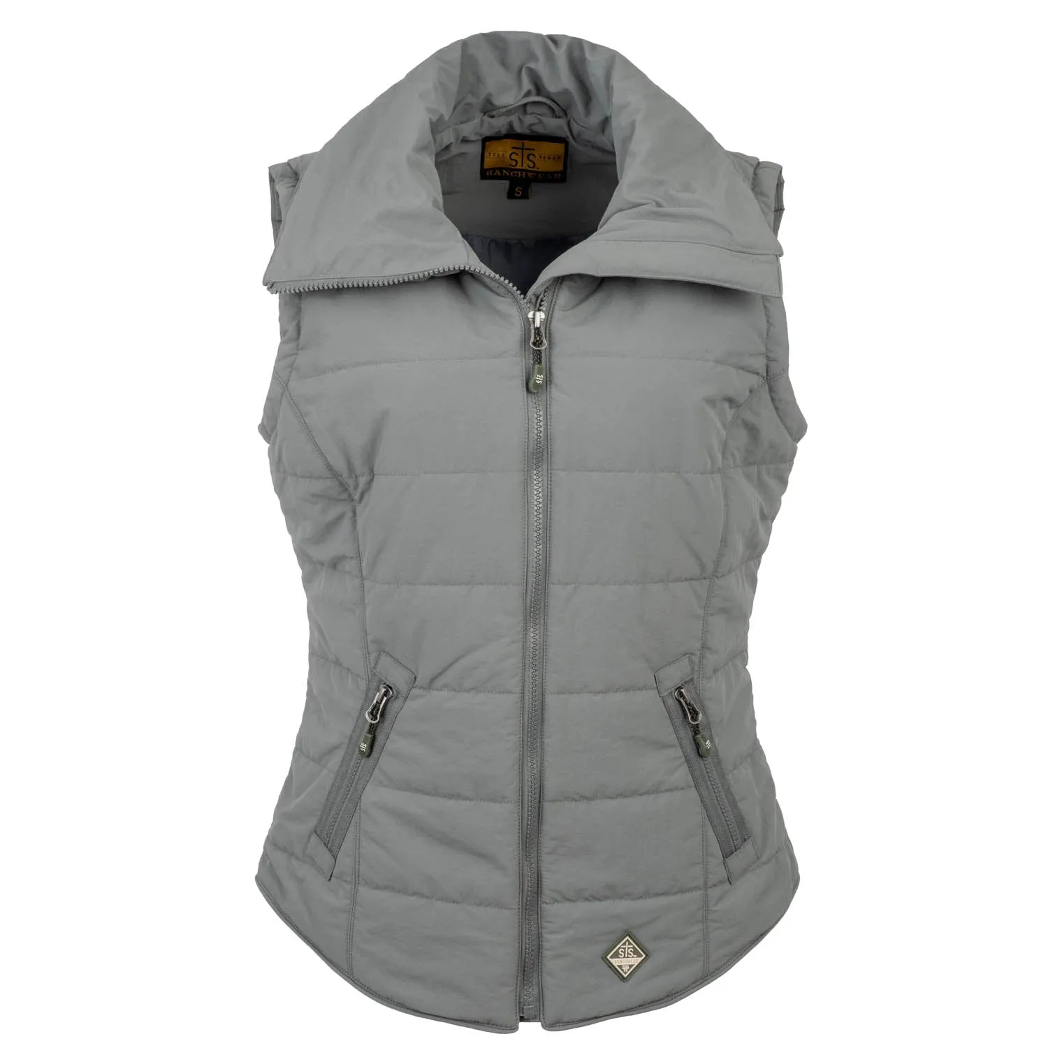 STS Ranchwear Womens Holly Sage 100% Polyester Softshell Vest