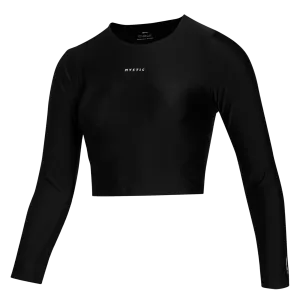 Sunn L/S Crop Rashvest Women - Black - 2025