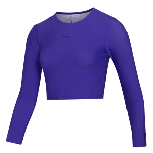Sunn L/S Crop Rashvest Women - Purple - 2025