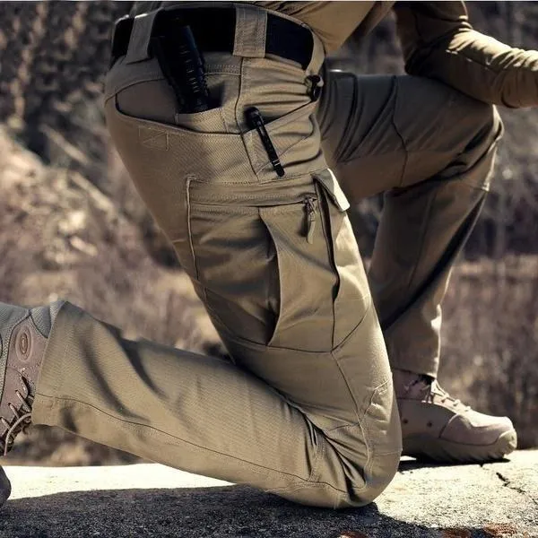 Tactical Edge™ | Men's Waterproof Tactical Trousers | Multifunctional Design, Durable Fabric & Adjustable Fit