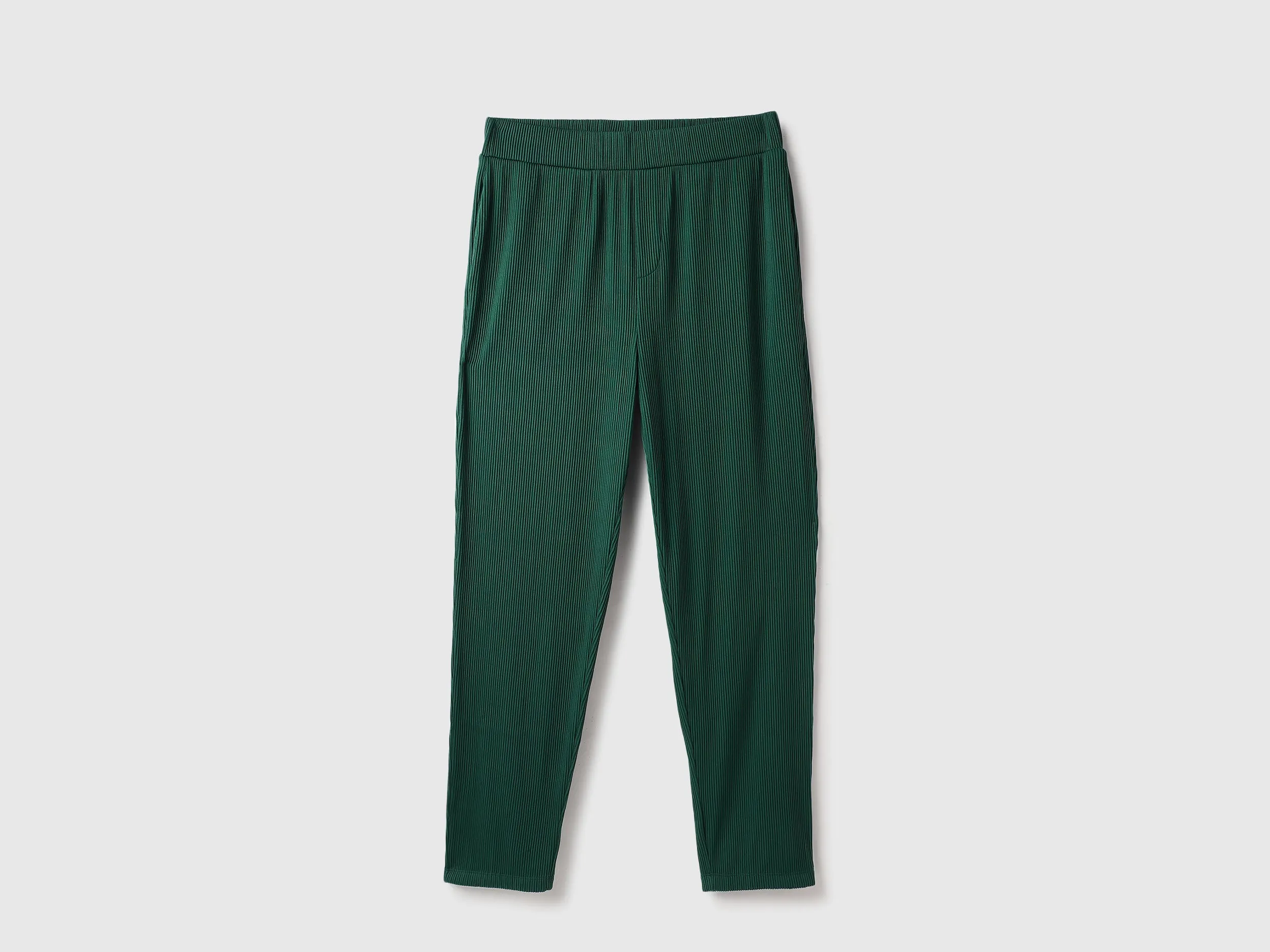 Textured Relaxed Fit Trousers