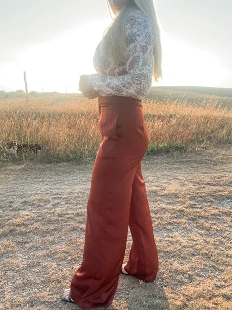 The Sitting Fancy Satin Trousers