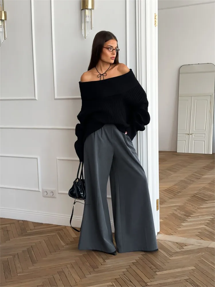 Timeless Chic Women's Wide-Leg Dress Pants