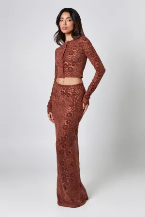 Toffee Maxi Skirt